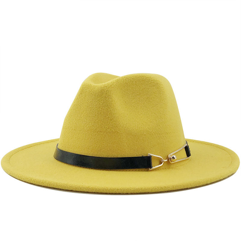 Elevate Your Style with our Popular Fedora British Vintage Woolen Hat