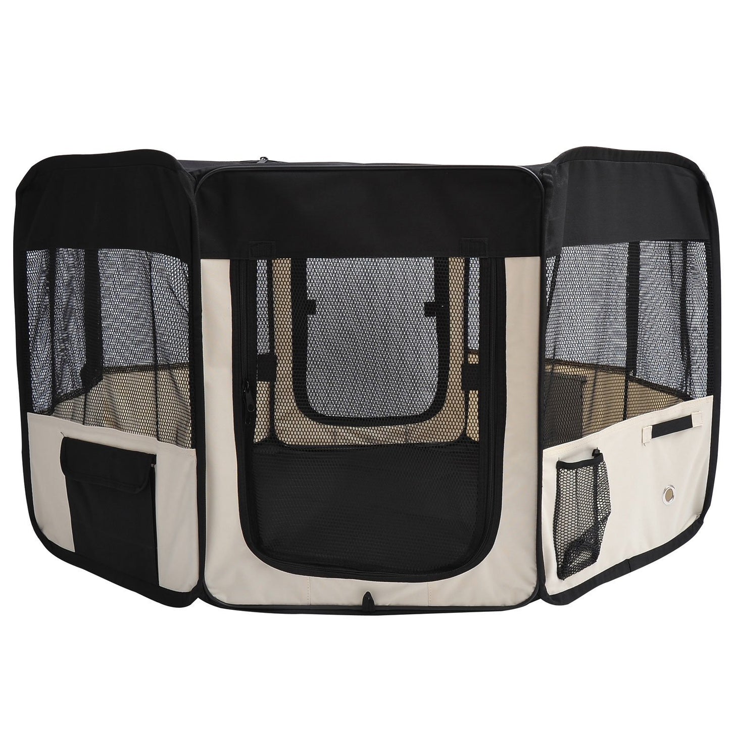 PawHut 49.2-inch Soft Pet Playpen (Folding Tent, Kennel).