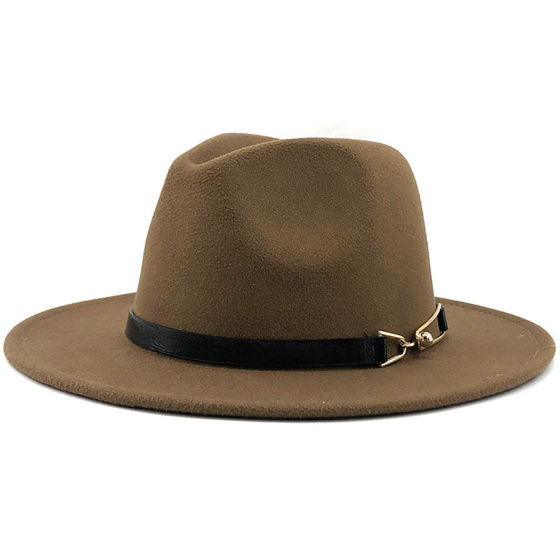 Elevate Your Style with our Popular Fedora British Vintage Woolen Hat