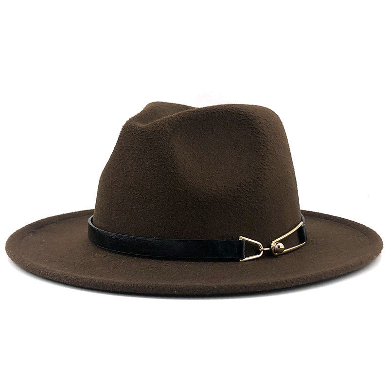 Elevate Your Style with our Popular Fedora British Vintage Woolen Hat