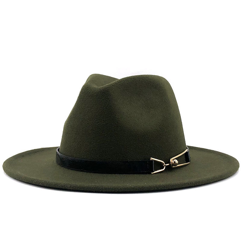 Elevate Your Style with our Popular Fedora British Vintage Woolen Hat