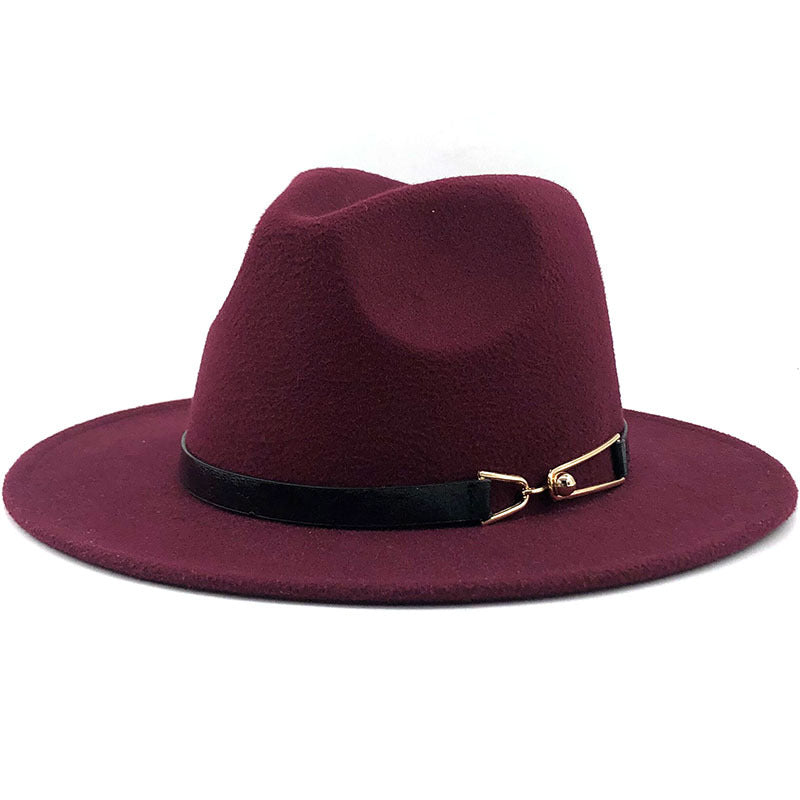 Elevate Your Style with our Popular Fedora British Vintage Woolen Hat