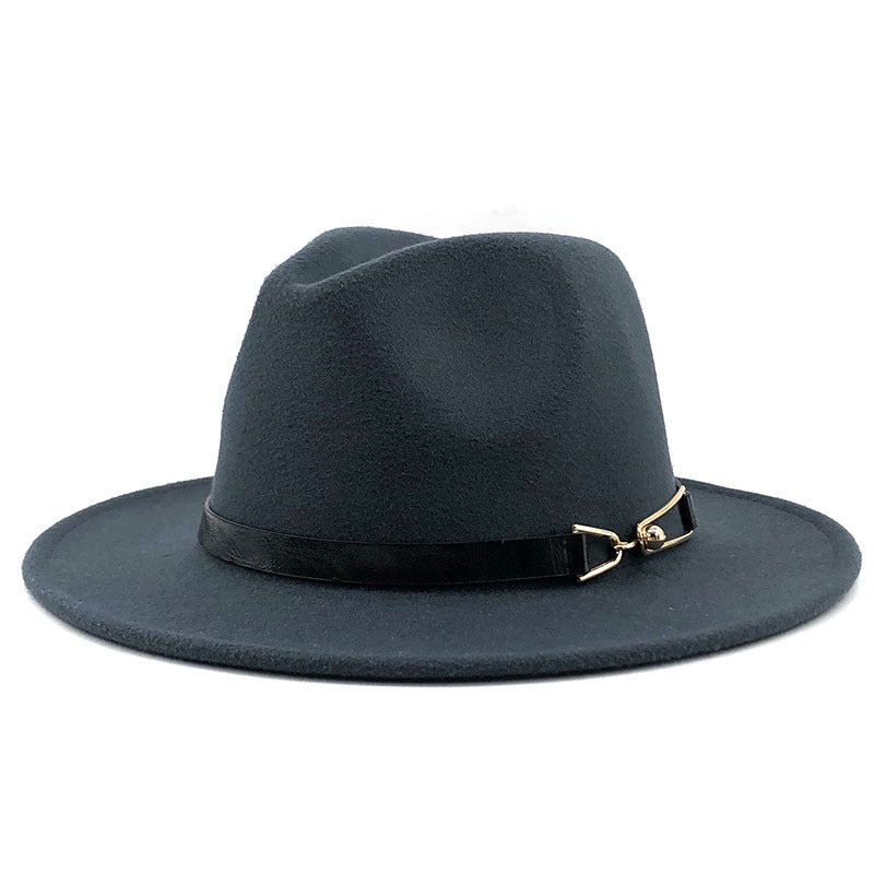 Elevate Your Style with our Popular Fedora British Vintage Woolen Hat