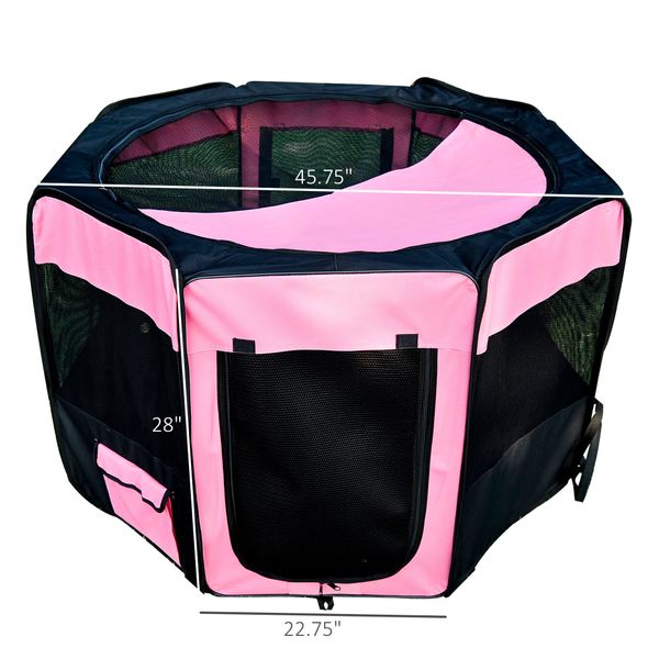 PawHut 46-inch Soft, Portable Pet Playpen