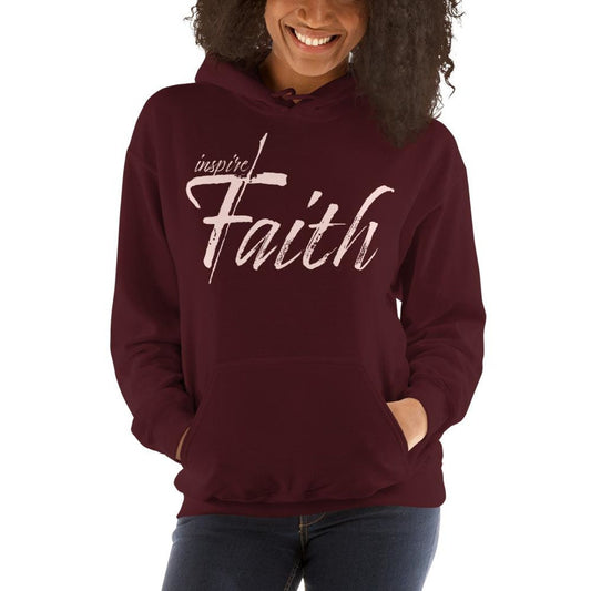 " INSPIRE FAITH", Womens Hoodie -