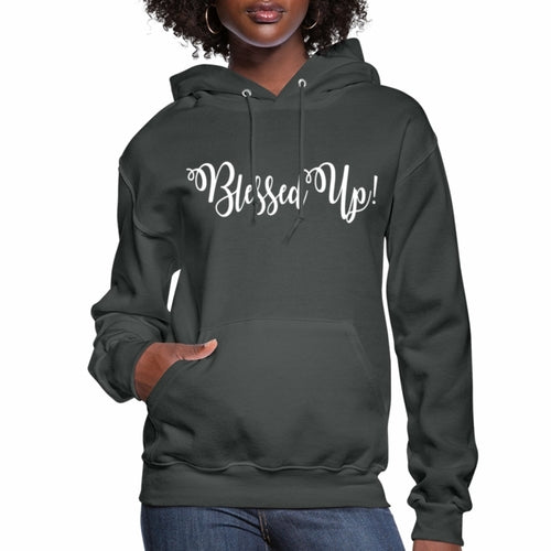 Womens  Graphic "BLESSED UP", Hoodie