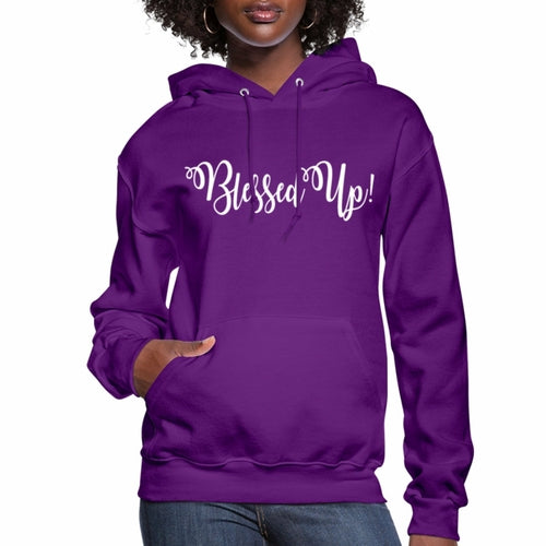 Womens  Graphic "BLESSED UP", Hoodie