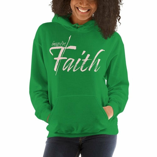 " INSPIRE FAITH", Womens Hoodie -