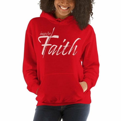 " INSPIRE FAITH", Womens Hoodie -