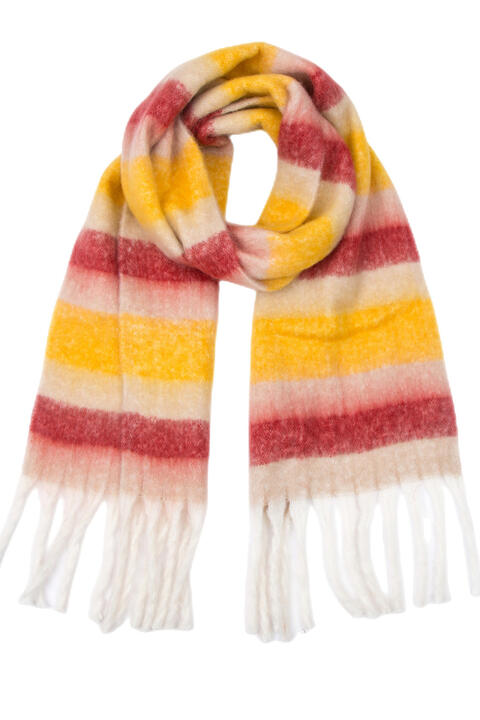 Add a Touch of Elegance with our Fringe Detail Polyester Scarf