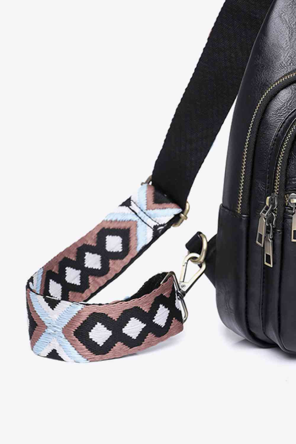 Adored It's Your Time PU Leather Sling Bag - Embrace Style and Convenience