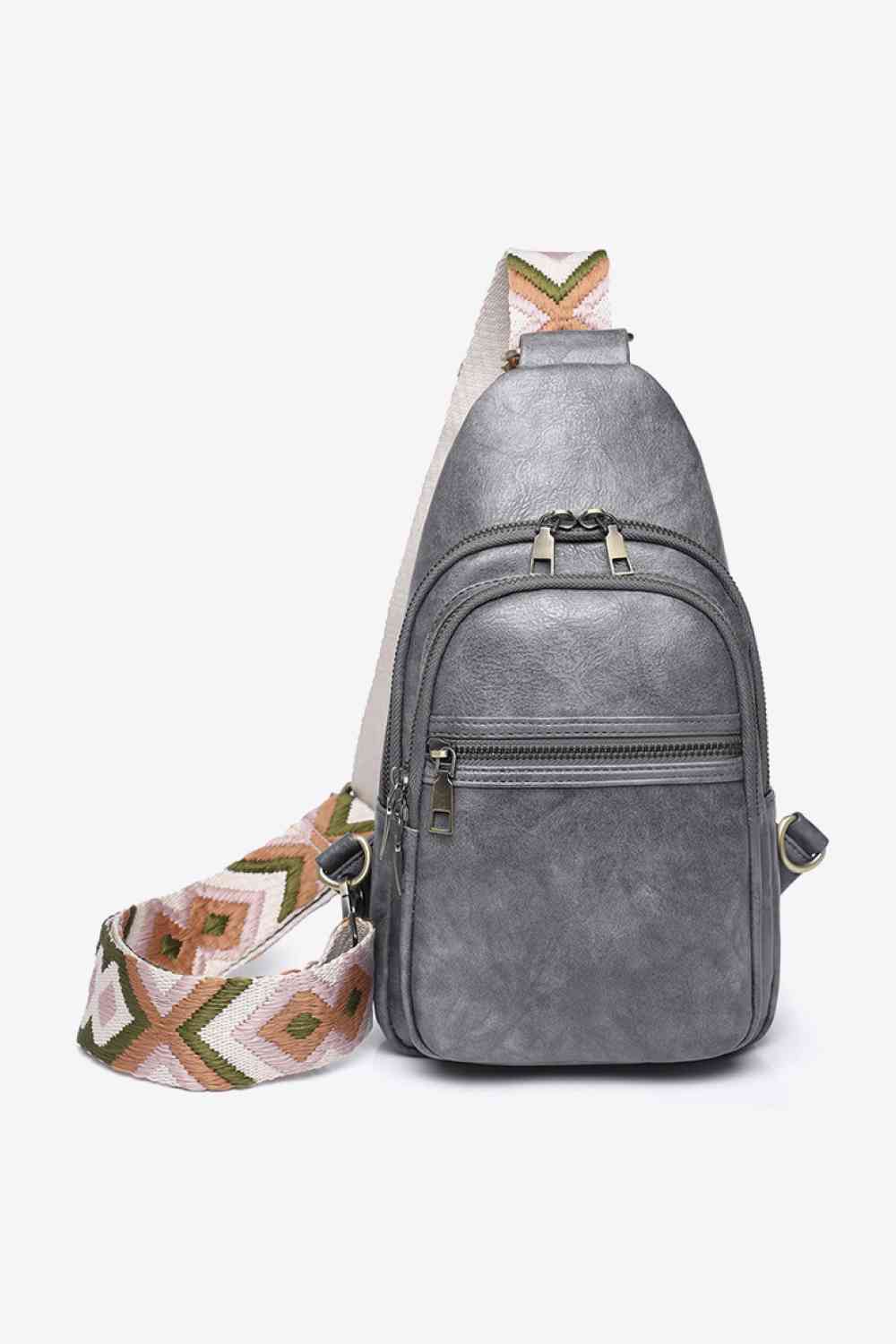 Adored It's Your Time PU Leather Sling Bag - Embrace Style and Convenience