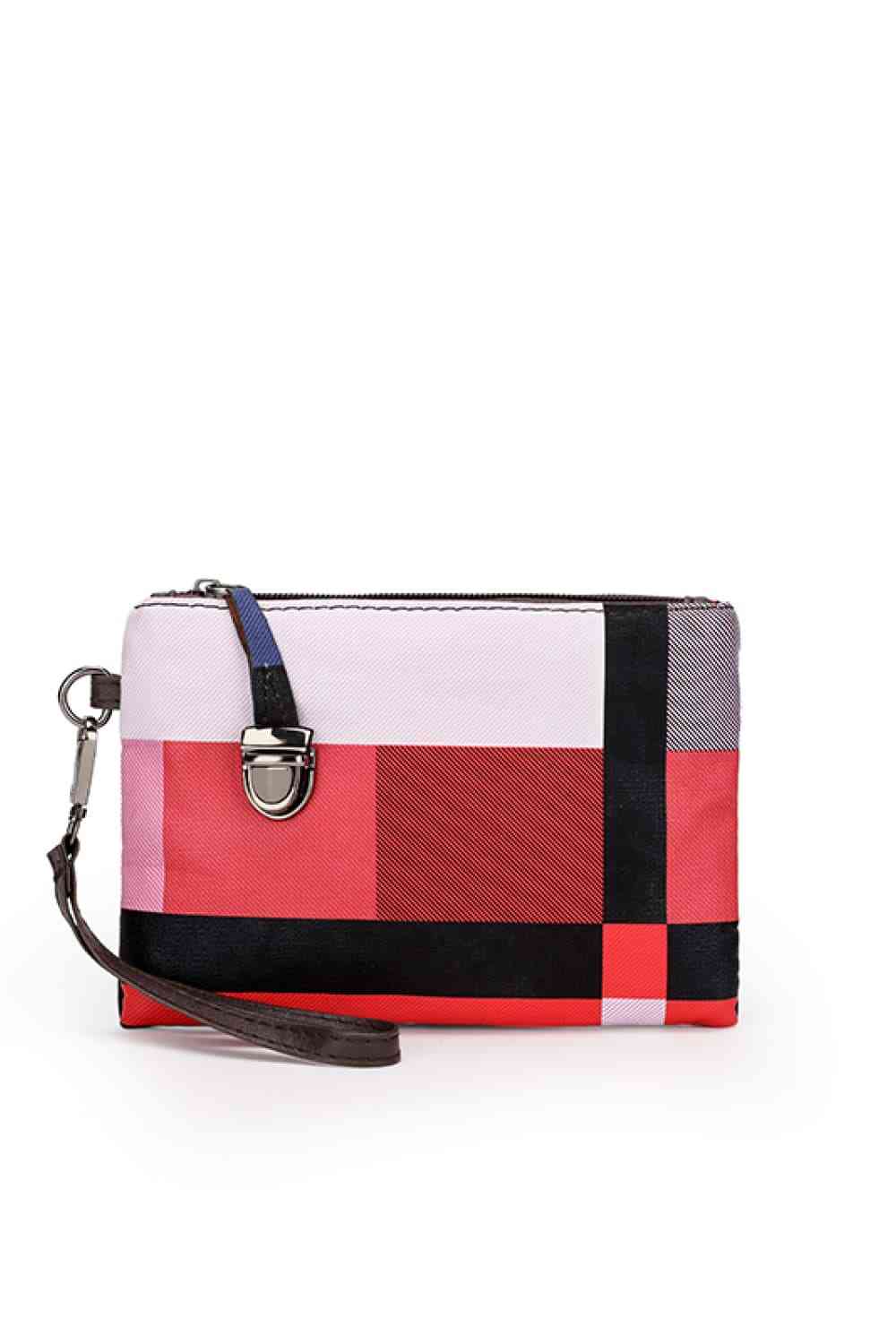 Elevate Your Style Game with our 4-Piece Color Block PU Leather Bag Set