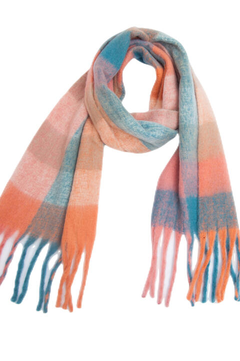 Add a Touch of Elegance with our Fringe Detail Polyester Scarf