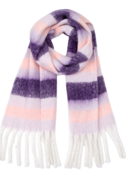 Add a Touch of Elegance with our Fringe Detail Polyester Scarf