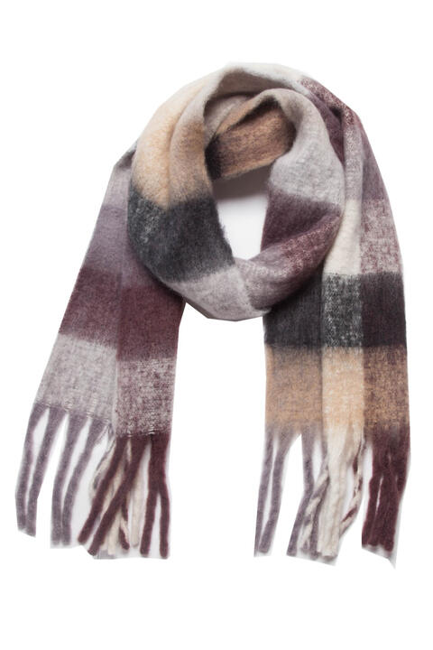 Add a Touch of Elegance with our Fringe Detail Polyester Scarf